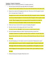 Frederick Douglass Chapter 10 Questions Answers PDF