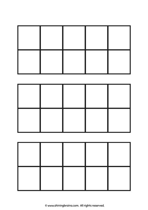 Free 10 Frame Printables