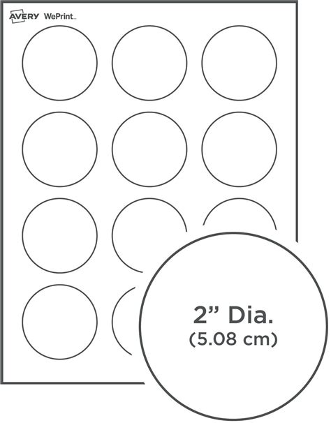 Free 2 Inch Round Label Template