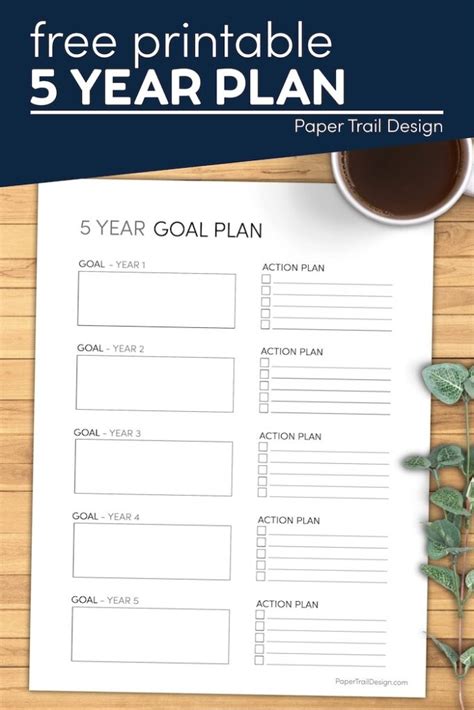 Free 5 Year Plan Template