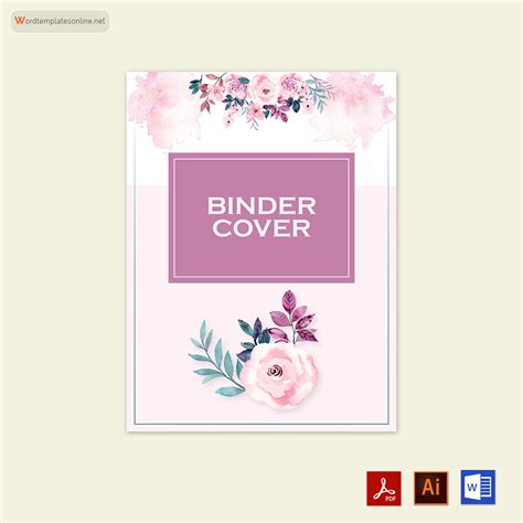 Free Binder Cover Templates Word
