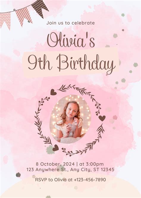 Free Birthday Announcement Templates