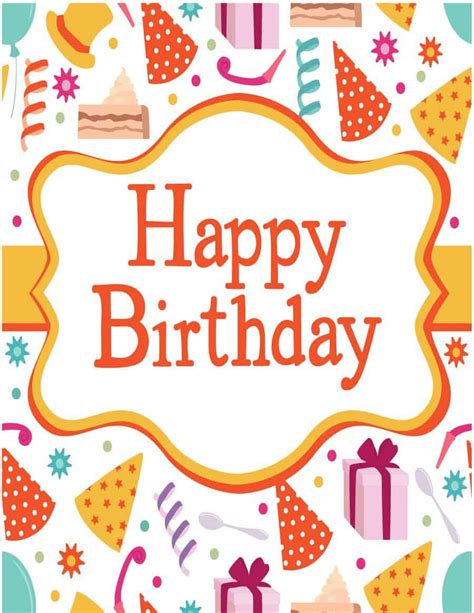 Free Birthday Card Templates