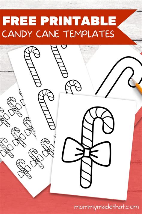 Free Candy Cane Printables