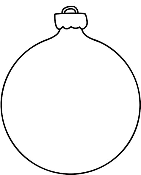 Free Christmas Bauble Template
