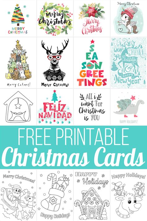 Free Christmas Card Printables