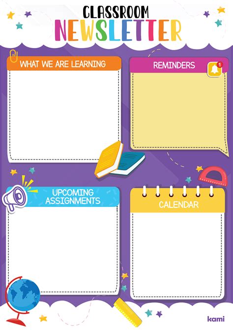 Free Classroom Newsletter Template