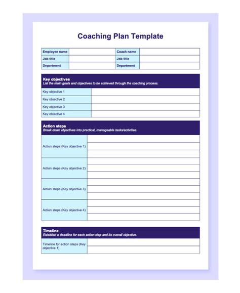 Free Coaching Templates