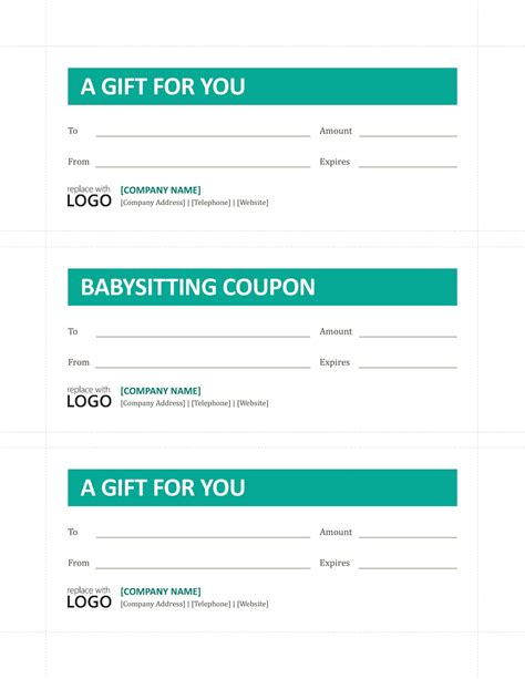 Free Coupon Template Word