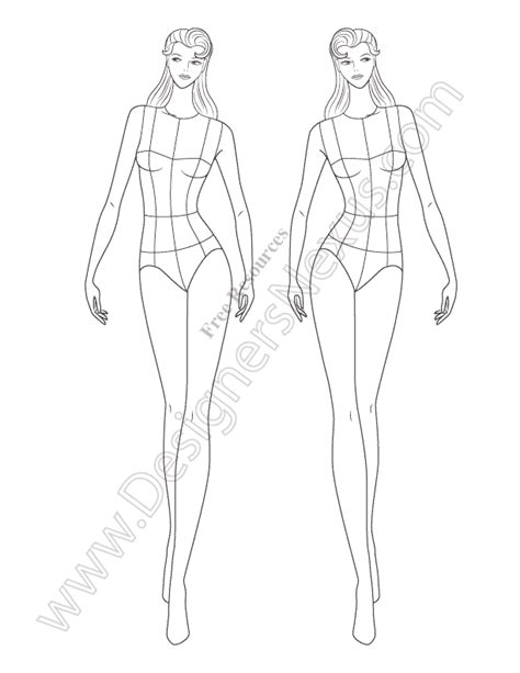 Free Croquis Template