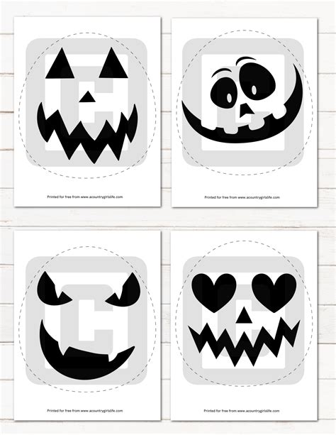 Free Easy Pumpkin Carving Templates