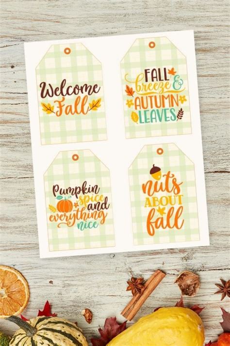 Free Fall Printable Tags