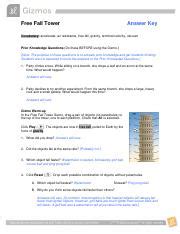 Free Fall Tower Answers Ebook Doc