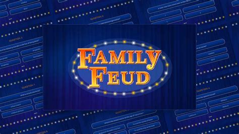 Free Family Feud Template Google Slides