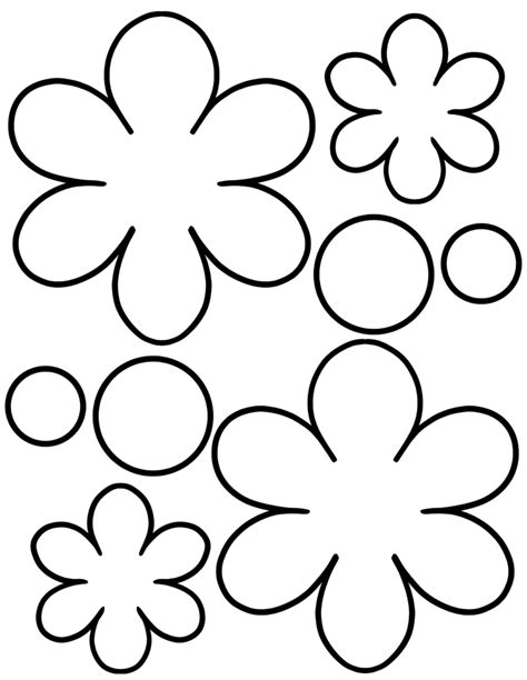 Free Flower Template Printable