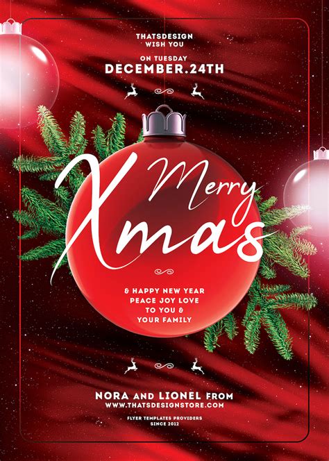 Free Flyer Templates For Christmas Party