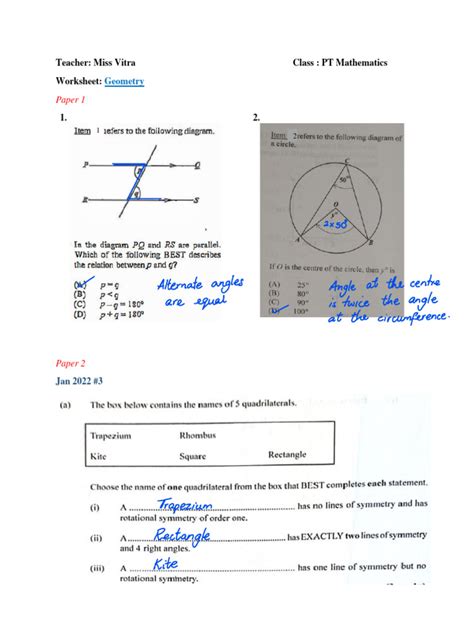 Free Geometry Solutions Reader