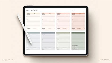 Free Goodnotes Planner Template