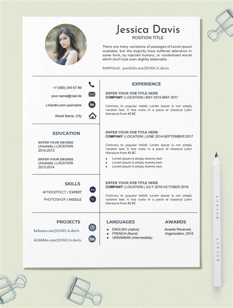 Free Google Cv Template
