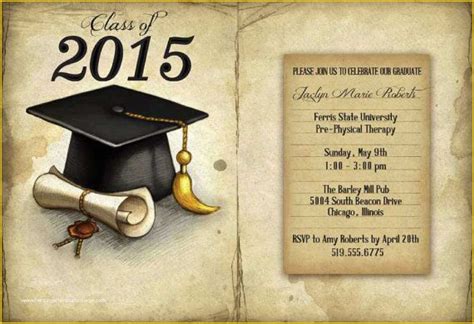 Free Graduation Announcements Templates Downloads