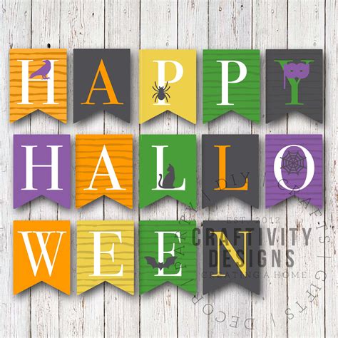 Free Halloween Printable Banner
