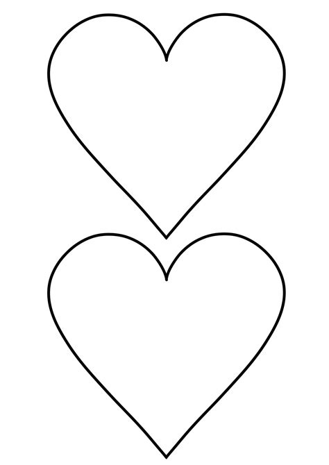 Free Heart Shaped Templates