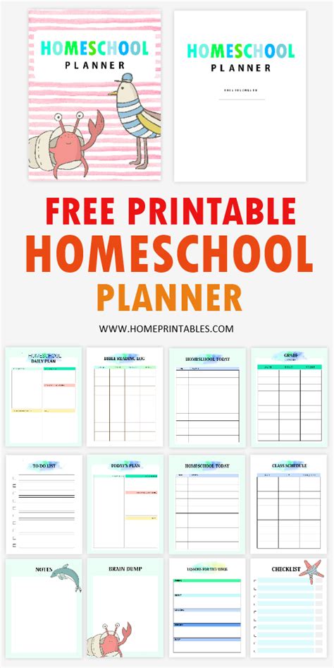 Free Homeschool Planner Printables