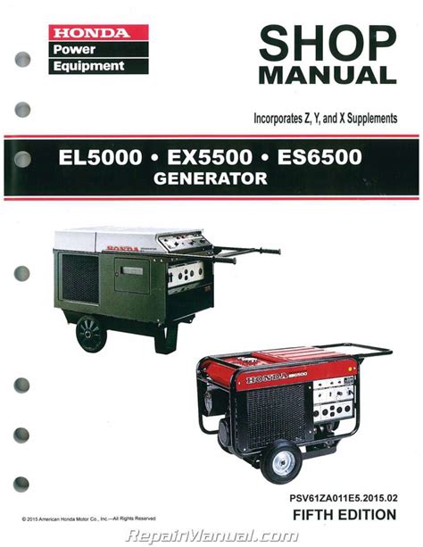 Free Honda Generator Repair Manuals  Ebook Reader