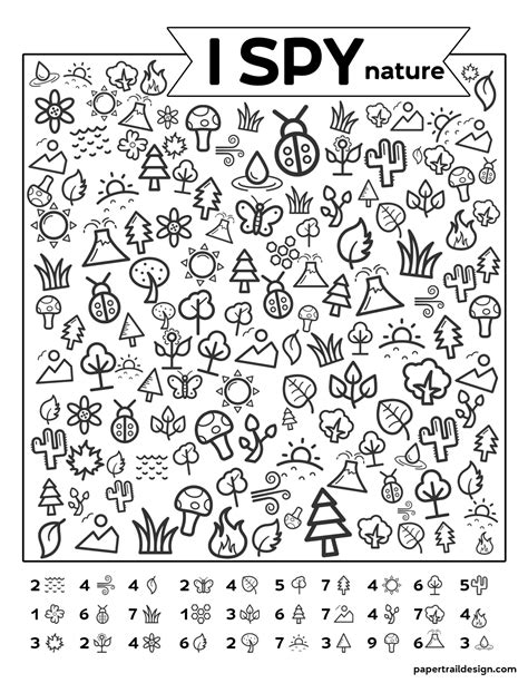 Free I Spy Printables