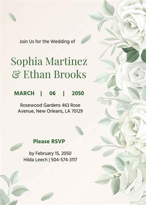 Free Invitations Template