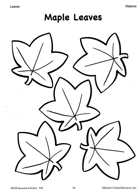 Free Leaf Printables