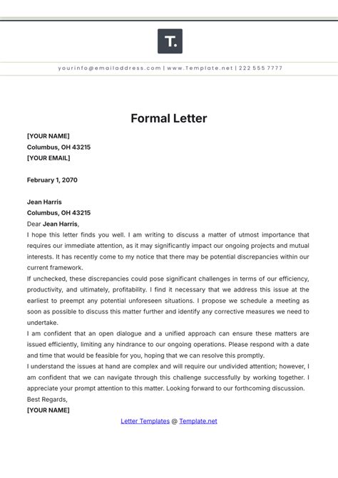 Free Letter Templates
