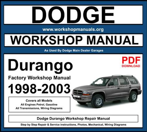Free Manual Pdf Owners Manual For 2001 Dodge Durango Ebook Epub