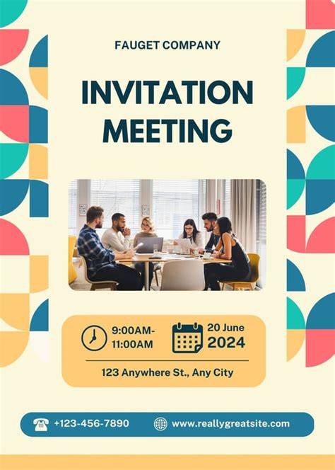 Free Meeting Invitation Templates