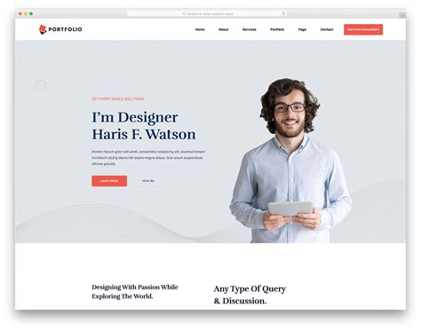 Free Minimalist Website Templates