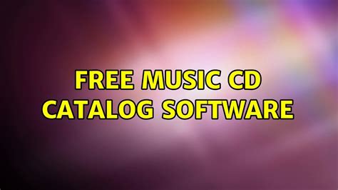 Free Music Catalog