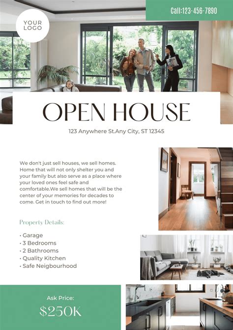 Free Open House Flyer Template