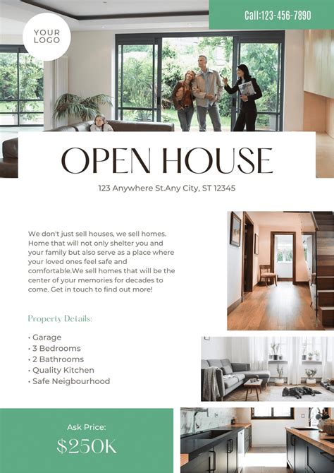 Free Open House Flyer Templates