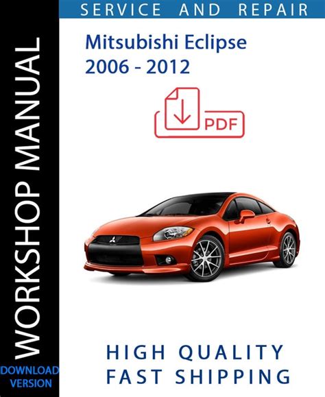 Free PDF: 2001 Mitsubishi Eclipse Gt Service Manual Pdf PDF Kindle Editon