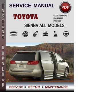 Free PDF: 2005 Toyota Sienna Repair Manual PDF Kindle Editon