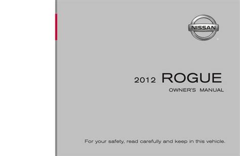 Free PDF: 2012 Nissan Rogue Owners Manual PDF Reader