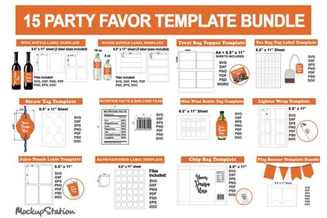 Free Party Favor Templates