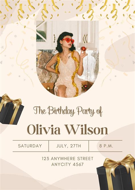 Free Party Invitations Templates For Birthdays