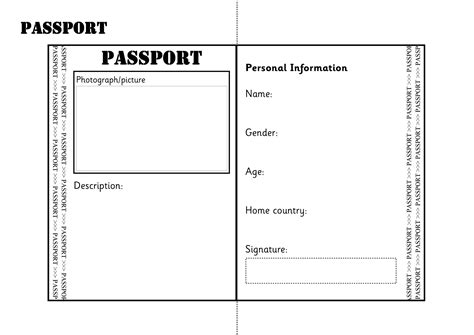 Free Passport Templates