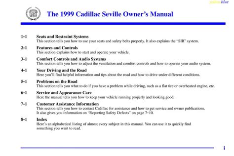 Free Pdf Download 1999 Cadillac Seville Repair Manual Ebook Epub