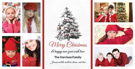 Free Photo Holiday Card Templates