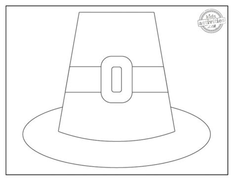 Free Pilgrim Hat Template