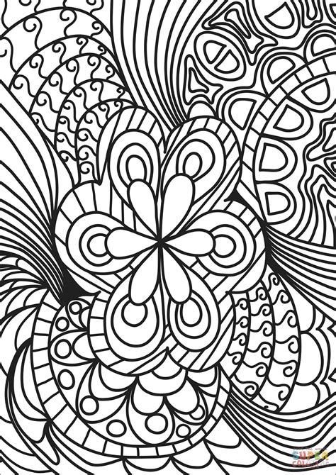 Free Printable Abstract Coloring Pages