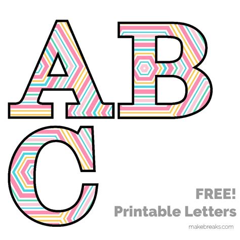 Free Printable Alphabet Letters And Numbers
