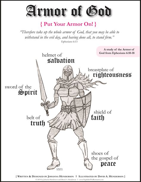 Free Printable Armor Of God Printables